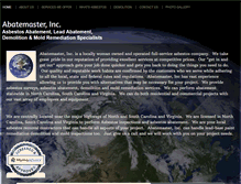 Tablet Screenshot of abatemaster.com
